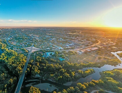 Aktobe from a height