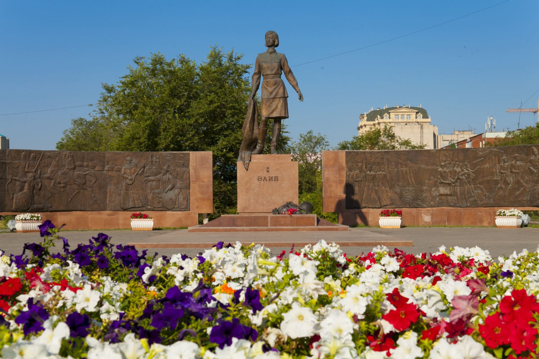 Memorial  complex to Hero of the Soviet Union Aliya Moldagulova