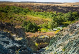 «Волчий» водопад